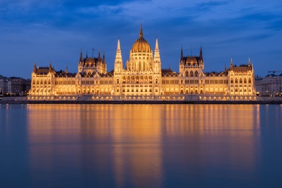 Hungarian Parliament Building - Danube View