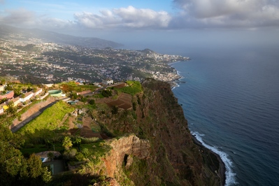 View from the Cabo Girão viewpoint towards Funchal.