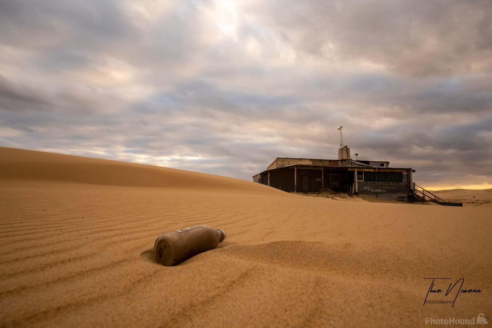 Image of Tin City at Stockton Beach by Thom Newman