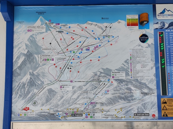 Map of the lift network.