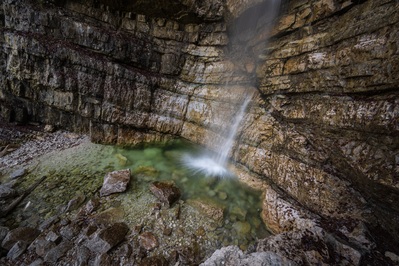 Slovenia photos - Slap Zaročenca (Waterfall)