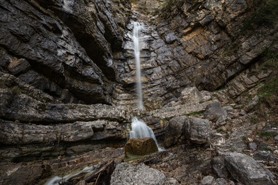 images of Slovenia - Slap Zaročenca (Waterfall)