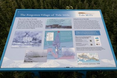 Tide Mills info board