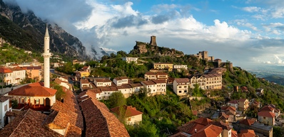 Albania photo locations - View of Kruje Castle