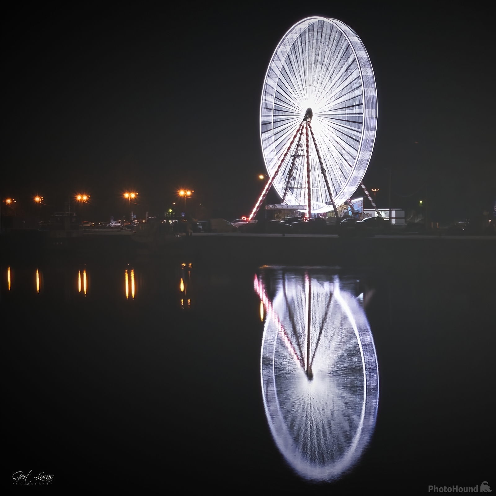 Image of Honfleur Ferris Wheel - East Basin by Gert Lucas