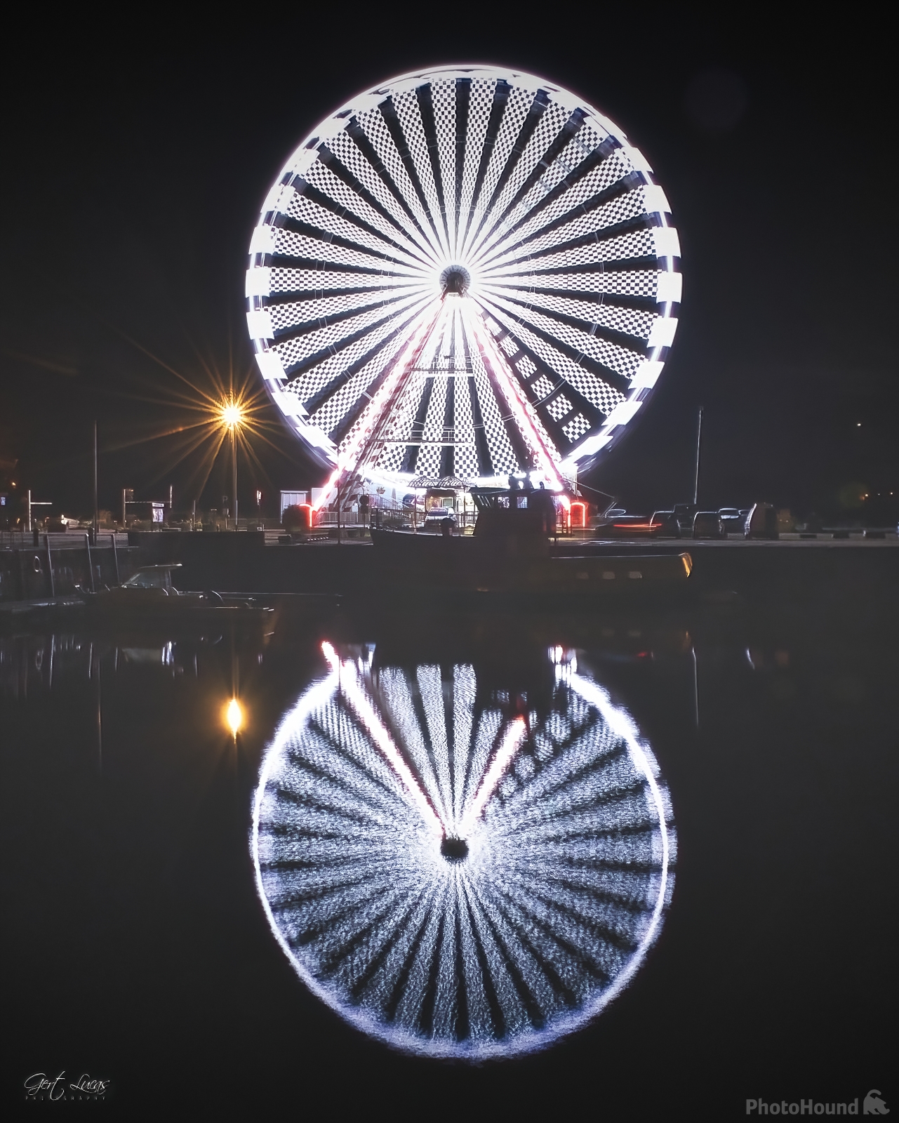 Image of Honfleur Ferris Wheel - East Basin by Gert Lucas