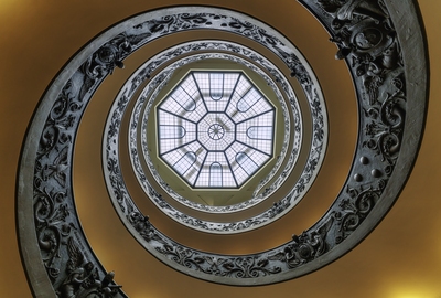 photos of Rome - Bramante Staircase