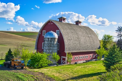pictures of Palouse - Heidenreich Dairy Barn