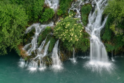 Small cascades near Štrbački Buk waterfall