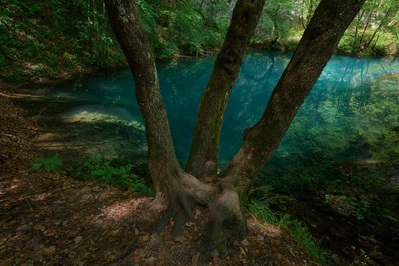 instagram spots in Croatia - Vrelo Une (Una River Source)