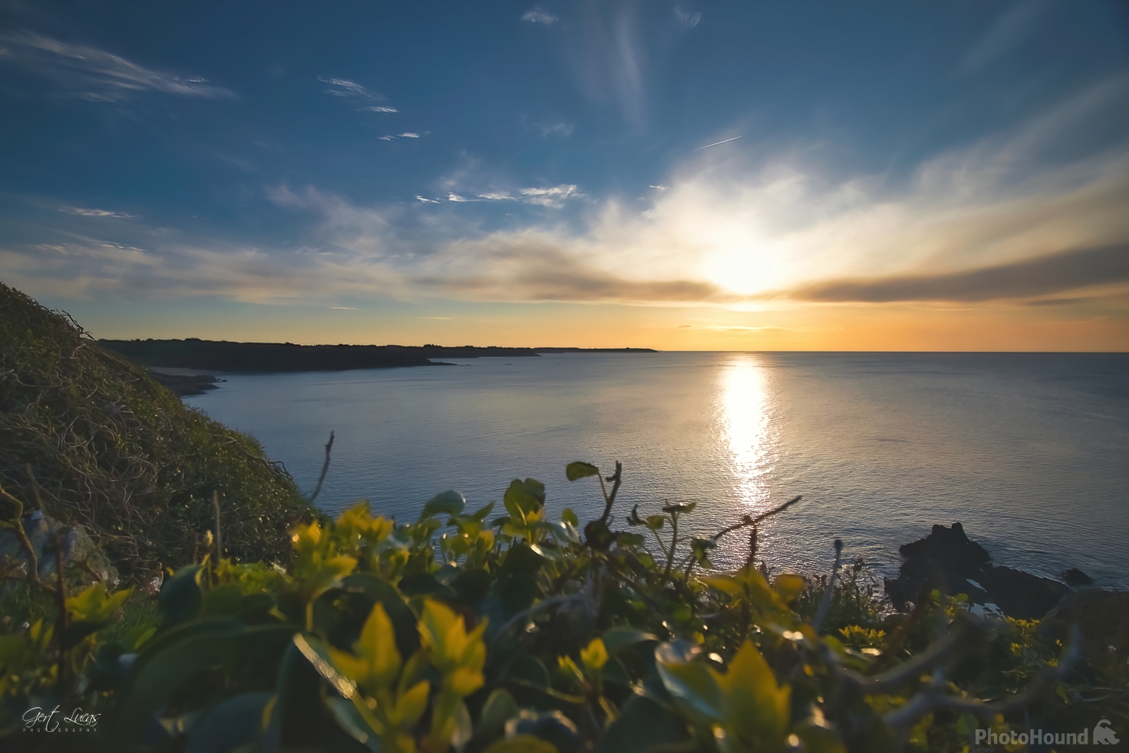 Image of Pointe du Grouin, Cancale, France - Sunset viewpoint by Gert Lucas