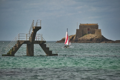 photo locations in Bretagne - Plage de Bon-Secours, Saint Malo