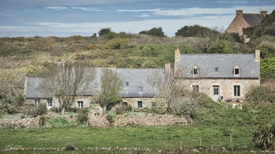 Bretagne photo locations - Sheltered farmhouse on Bréhat Island