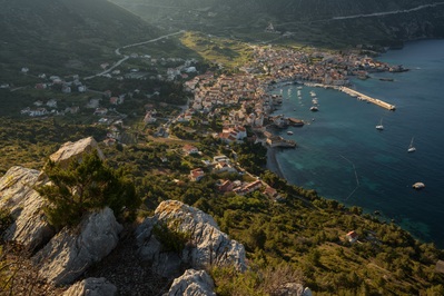 Split Dalmatia County photo locations - Komiža Views from St Blaise Chapel