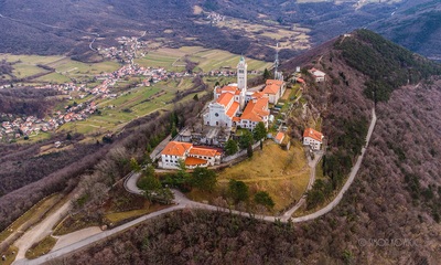 pictures of Soča River Valley - Parish Church at Sveta Gora