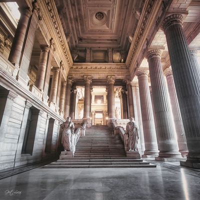 images of Brussels - Brussels Courthouse Interior