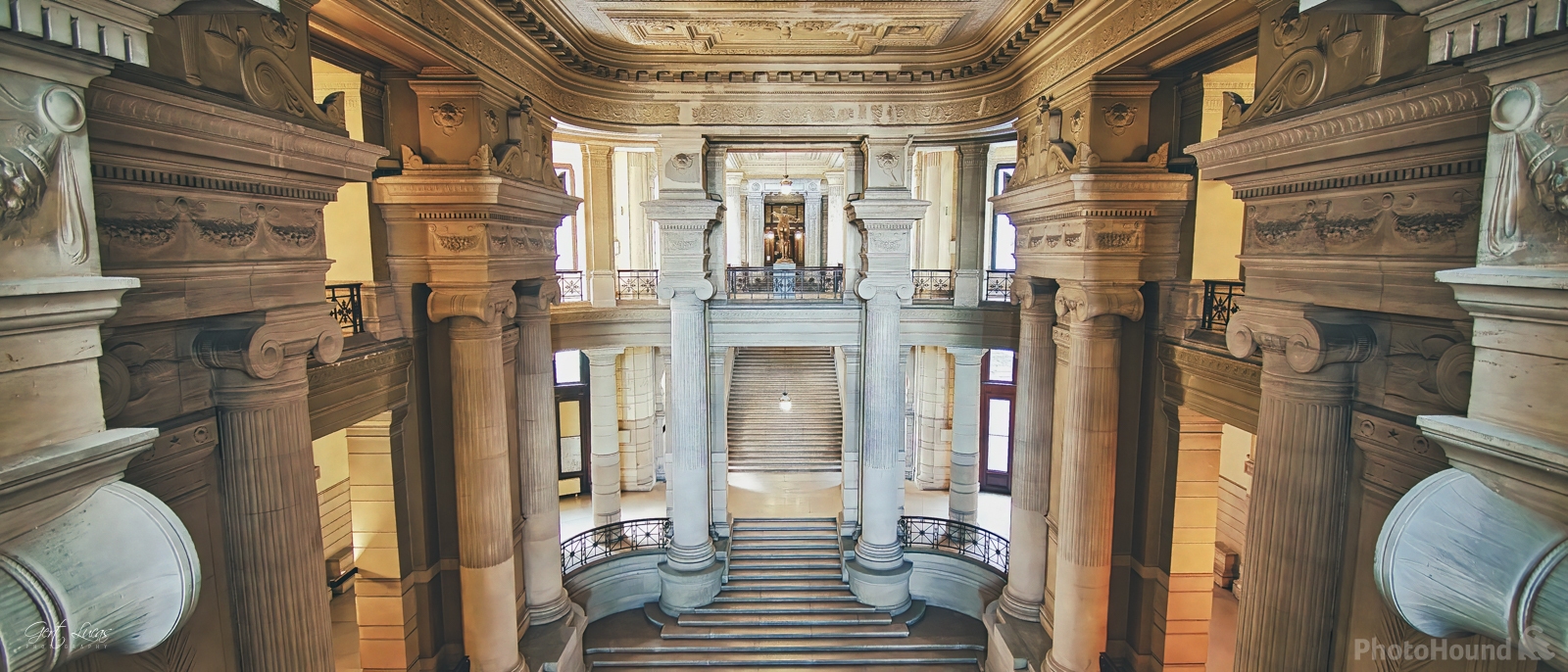 Image of Brussels Courthouse Interior by Gert Lucas