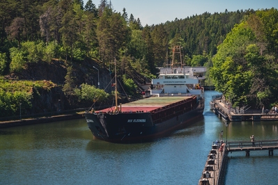 photo spots in Sweden - Trollhättan - canal locks