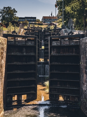photos of Sweden - Trollhättan - canal locks