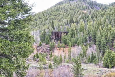 One of the old mine sites NE of Custer.