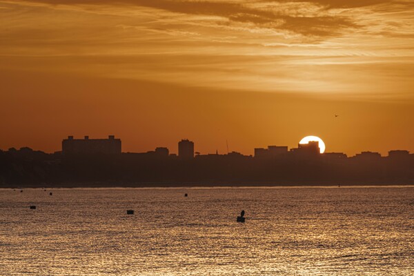 Bournemouth Skyline sunrise.