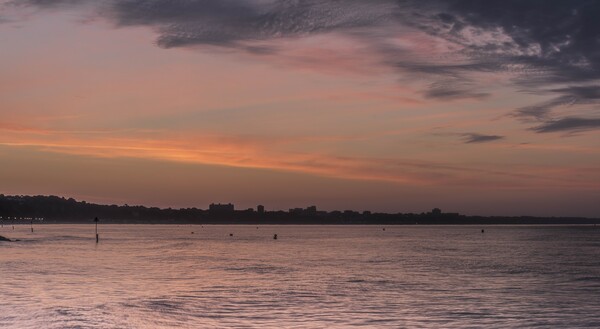  Bournemouth pre dawn skyline.