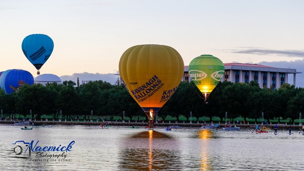 Annual Canberra Balloon Spectacular Enlighten Festival