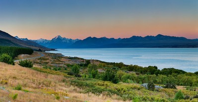 New Zealand instagram spots - Southern Alps Sunset at Lake Pukaki