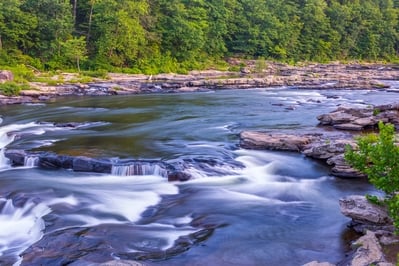 Cataracts above the falls. ND filter.