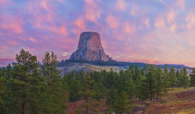 Wyoming instagram locations - View of Devils Tower
