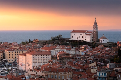 Slovenia pictures - Piran Elevated View