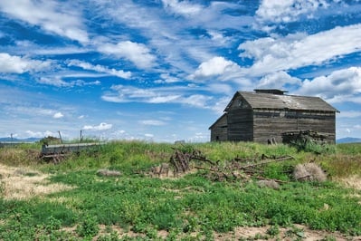 Lincoln County photography locations - The Old Barn On The Hill