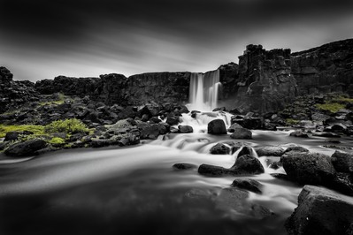 images of Iceland - Oxararfoss Waterfall