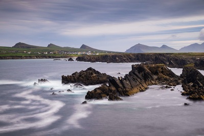 Long time exposure of Ferriters Cove looking towards Ballyoughteragh.