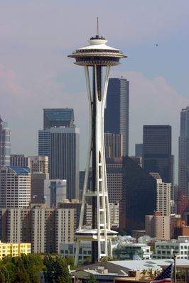 images of Seattle - Space Needle; Seattle Center