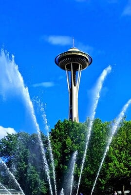 photos of Seattle - International Fountain, Seattle Center