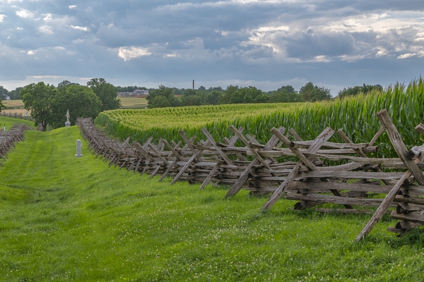 The Sunken Road where 2,200 Confederate soldiers held off 10,000 Union Soldiers for several hours before being overrun. Casualties were heavy. The area was renamed Bloody Lane after the battle.