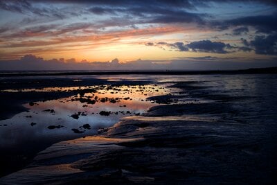 West Sussex instagram locations - Goring Beach at Low Tide