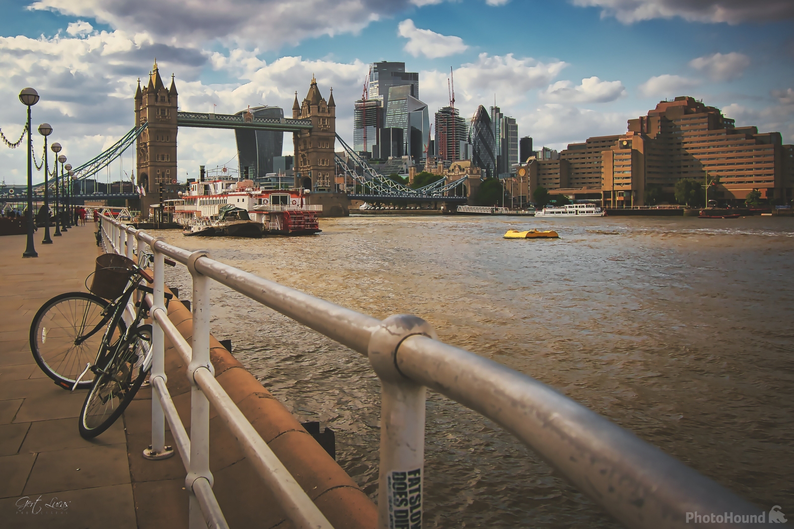 Image of London downtown from Butler\'s Wharf by Gert Lucas