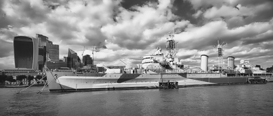 HMS Belfast from the Queens Walk