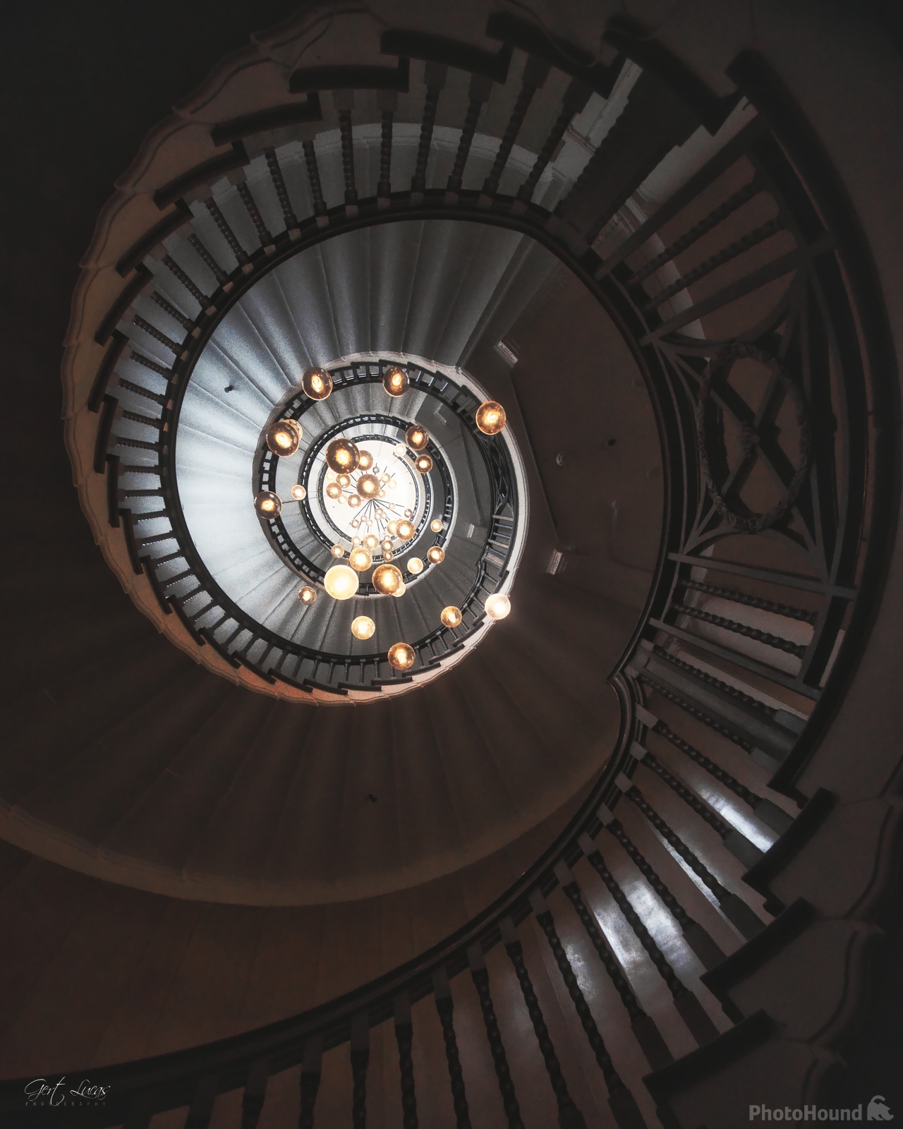 Image of Heal\'s  Spiral Staircase by Gert Lucas