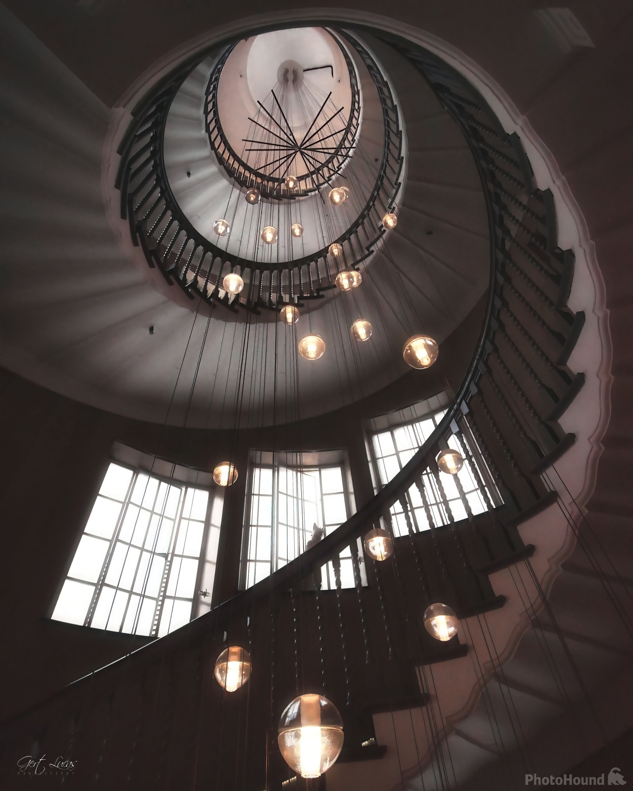 Image of Heal\'s  Spiral Staircase by Gert Lucas