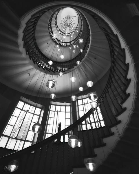 Heal's spiral staircase