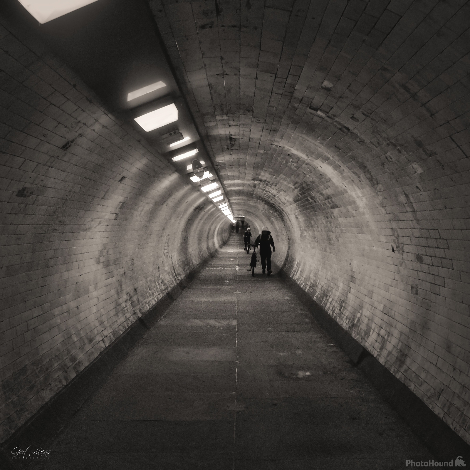 Image of Greenwich foot tunnel by Gert Lucas