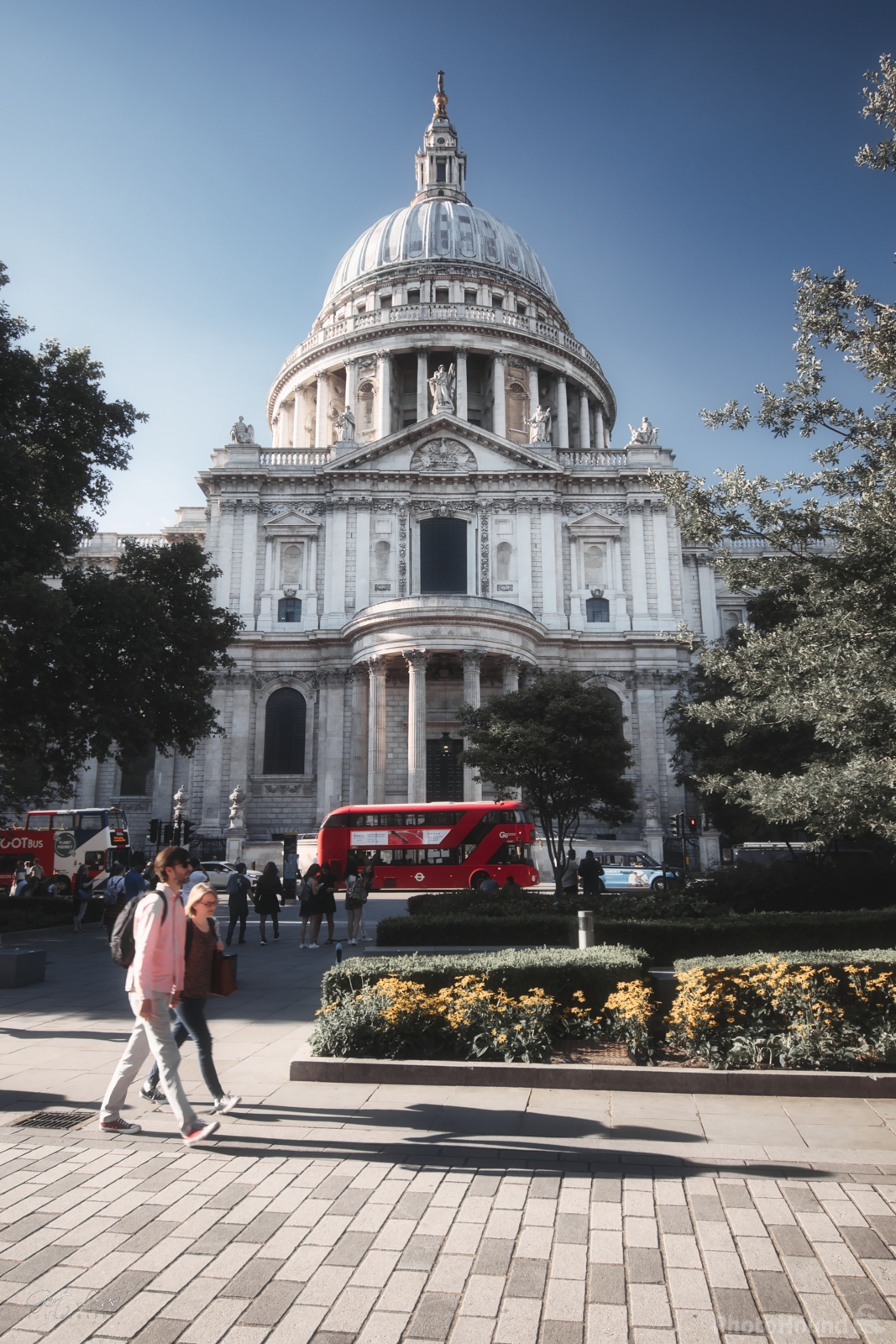 Image of Carter Lane Gardens - St Pauls Cathedral Viewpoint by Gert Lucas