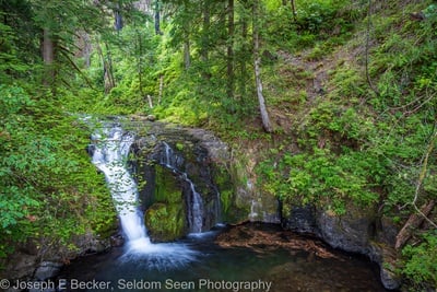 Oregon photography locations - Top of Multnomah Falls
