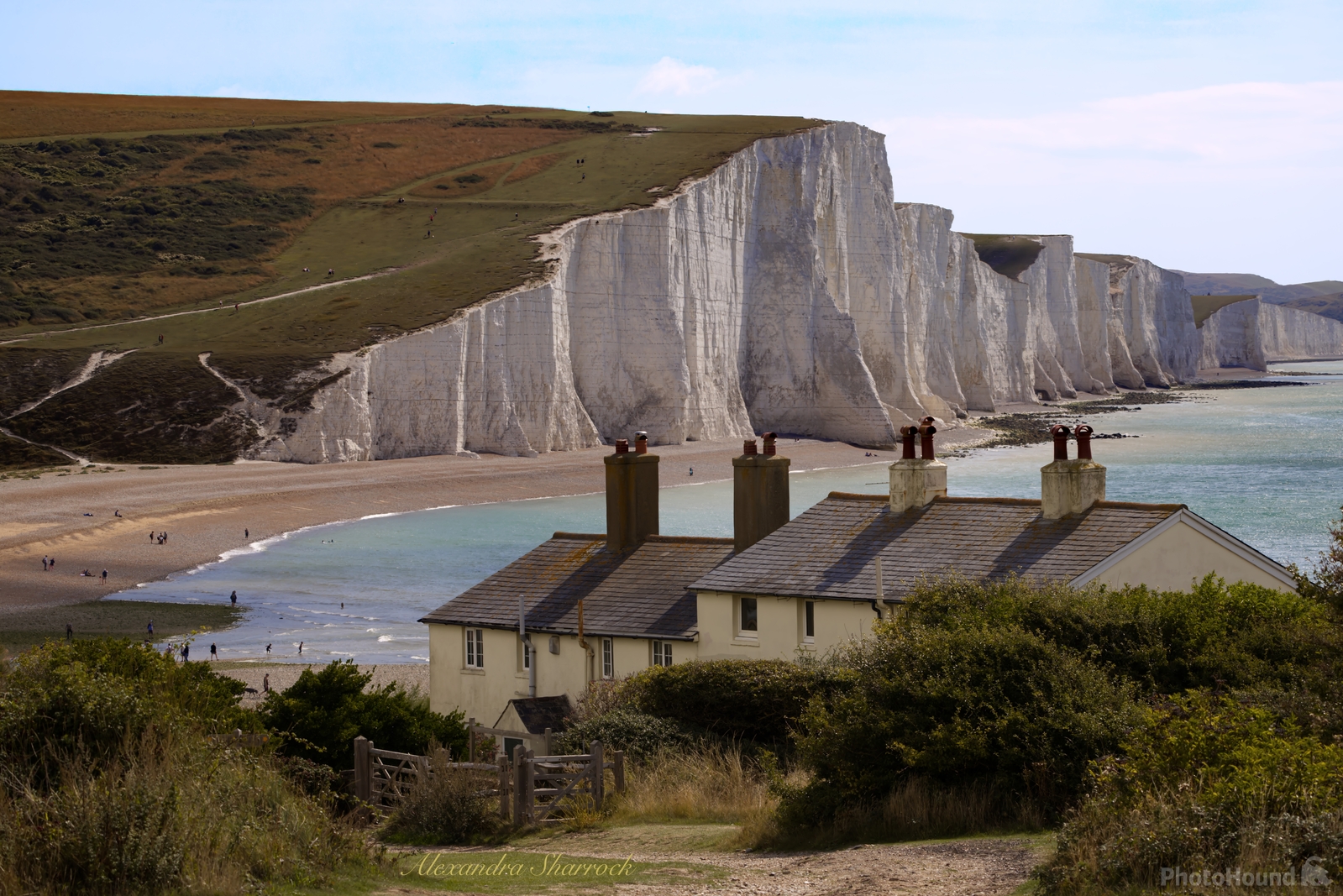 Image of Coastguard Cottages & Seven Sisters by Alexandra Sharrock