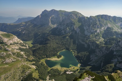 Trnovačko jezero and Mt Maglić at the back