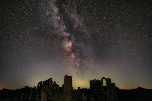 Dark skies here make it a great astrophotography spot. Photo taken from outside the boundary fence- the Priory itself is not accessible out of hours.