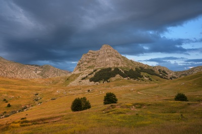 Mt Kuk, photographed from near mountain hut.